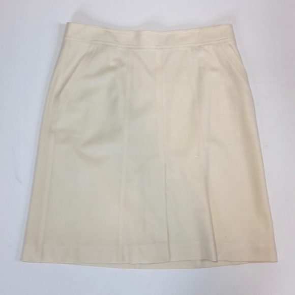 Theory Dresses & Skirts - Lk NEW THEORY ivory wool skirt w/pockets Sz 10